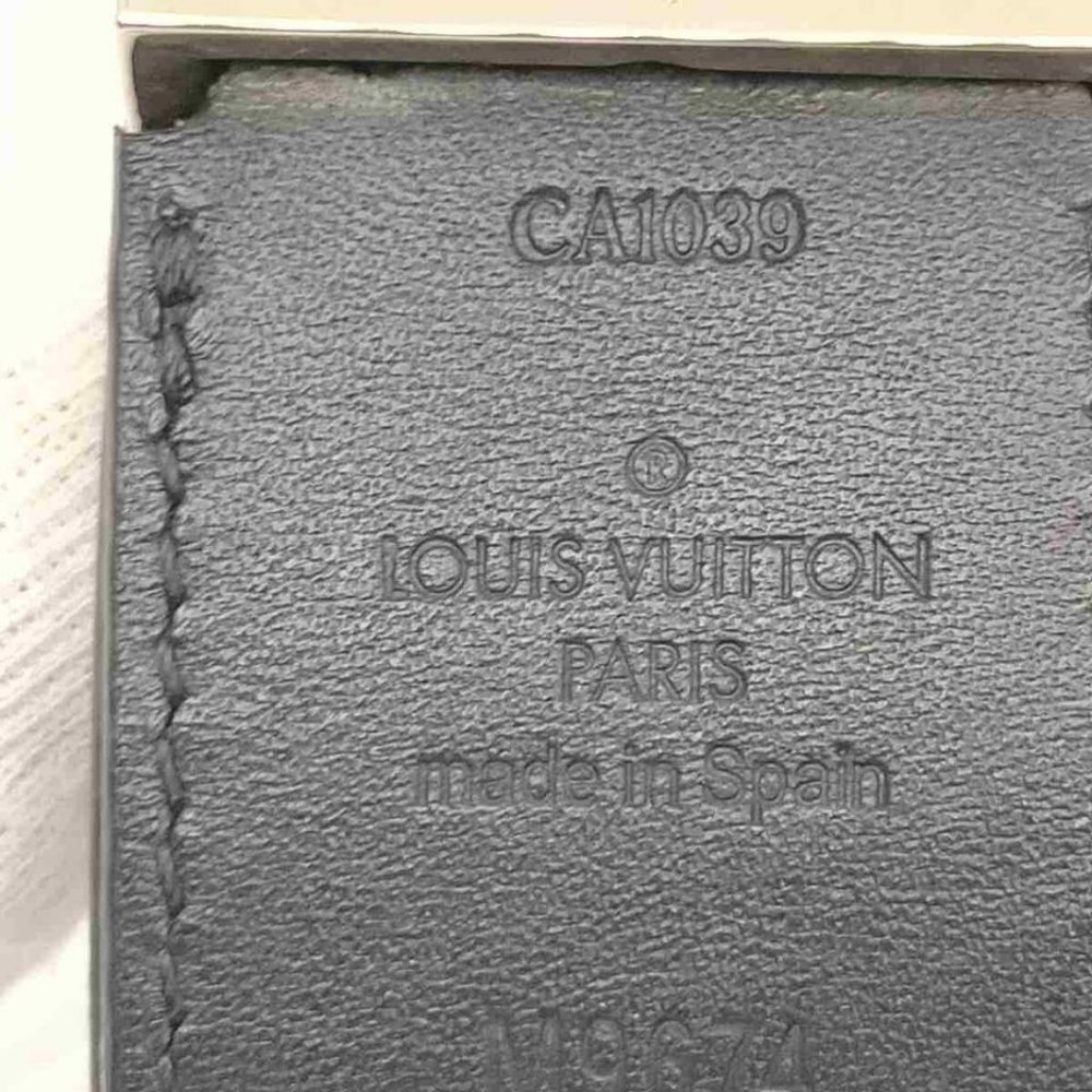 Louis Vuitton Black Damier Infini Leath Belt Ceint - Picture 2 of 12